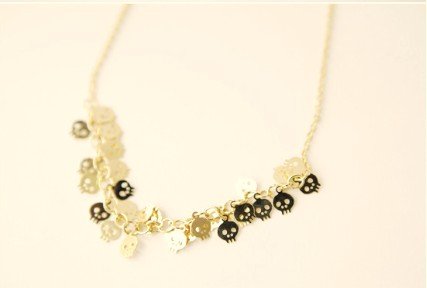 Wholesale Fashion Retro Skull necklace chains 20pcs/lot(China (Mainland))