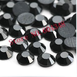 288PCS-SS30 (6.4-6.6mm) Crystal Rhinestone, Jet Flatback Loose Rhinestones, Art Nail Rhinestones, Garments & Jewelry Fittings.(China (Mainland))
