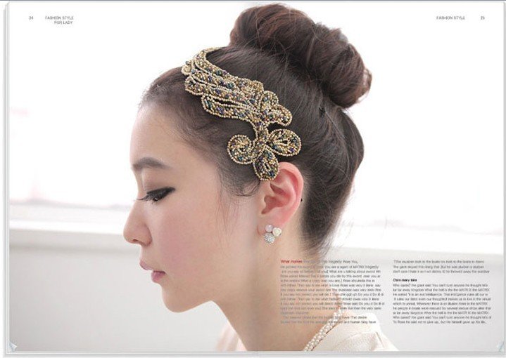 Free shipping hot sales wholesales or resales hair band hair clip hair pin head accessories(China (Mainland))
