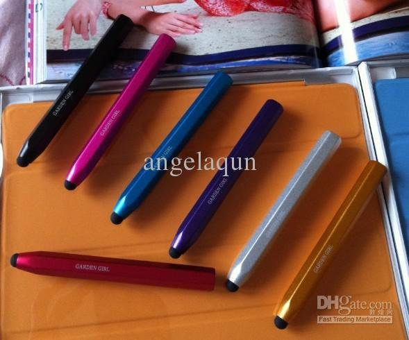 2011 new Case for iphone 4.Garden girl high sensitive stylus touch pen for ipad 2,for iphone 4 4g 3g(China (Mainland))