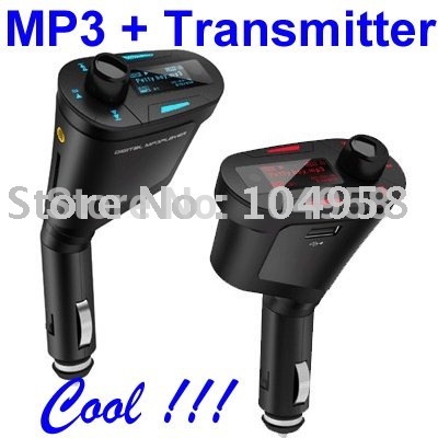 Transmitter  on Drahtloser Fm   Bermittler Des Auto Mp3 Player Mit Schlitz Usb Sd Mmc