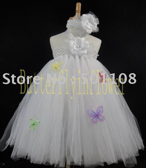 12set lot kid's floor length fairy party wedding tutu dress skirts match 
