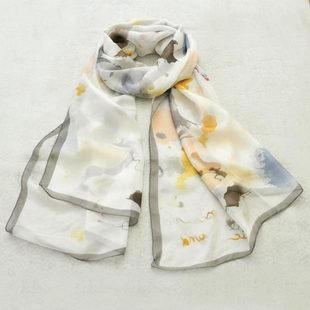 Free shipping Designer silk scarfs,women's real silk shawls 100% real silk shawls 229(China (Mainland))