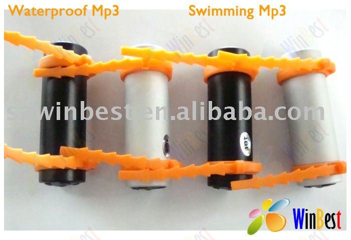 high quality ce rohs skiing swimming sailboat underwater waterproof mp3 player for swimmer bathroom spa skiing(Hong Kong)