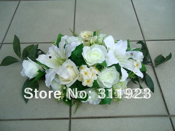 Artificial flower for wedding rose and lily arrangements1 color