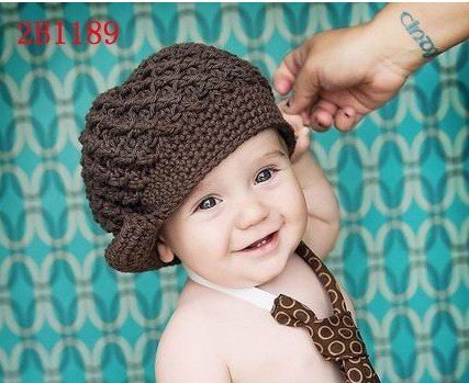 Handmade children's Crochet Hats with flowers knitted Caps Beanie Baby hat cap with flower 30pc/lot(China (Mainland))
