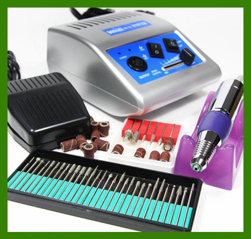 Electric Nail drill Manicure machine Pedicure Drill File Tool Kit 12V