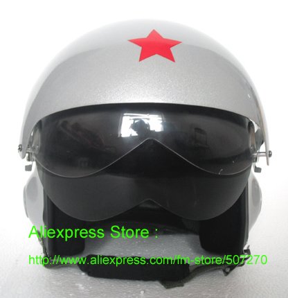  Military Technology on Green Helmet Visor