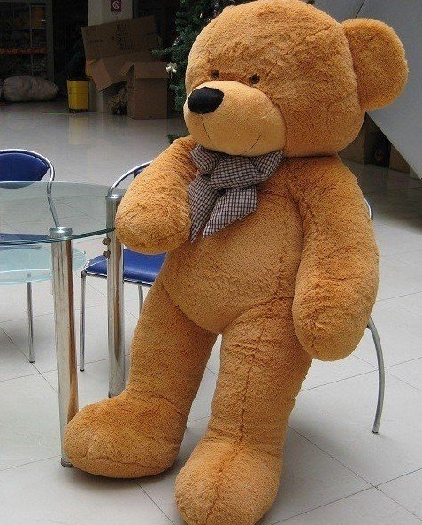 Hot!!! Free shipping by EMS High-Quantity,47''(120cm) yellow Teddy Bear,free shippiing +Gift,& drop ship,wholesale(China (Mainland))