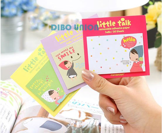 Free Shipping! Little Red Riding Hood Lovely Girl Notepad/Sticky Note Pad/Memo Pad/Paper Notebook/Message Post Wholesale DB-8257(China (Mainland))