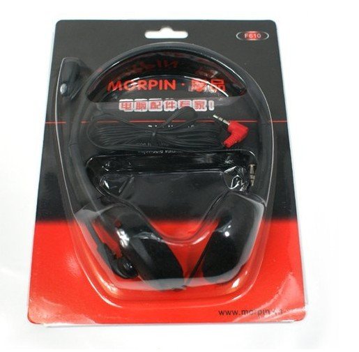 HOT Multimedia Headset Headphone With Microphone wired and Volume Control for PC(China (Mainland))