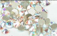 SS34 (7.2)--High Shine 288pcs/bag Crystal AB COLORFUL Nail rhinestones high quality