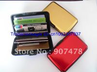 Free DHL Shipping 200pcs 8 colours Aluminum Wallet As Seen On TV Credit Card Holder