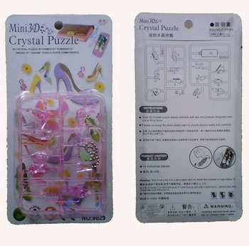 Mini 3D Crystal Puzzle (high-heeled shoes) Educational toy,Wholesale ...