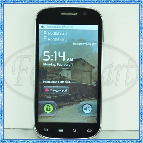 Quad Band Android 2.2 Smart Cell Phone A1000+ 4'' Touch Capacitive Screen Dual SIM With WIFI TV GPS Bluetooth Unlock MobilePhone(China (Mainland))