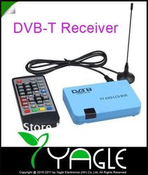 Free Shipping, Digital DVB-T FreeView Receiver Recorder Box LCD VGA AV TV Tuner(China (Mainland))