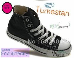 A lona alta barata autêntica Shoes12 das sapatilhas do estilo das sapatas de lona colore o tamanho 35-45 de EUR