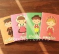 Cute stationery, cartoon characters, pocket book, notebook, notepad(20pieces/lot) EMS 45%discount