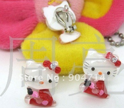 wholesale Kids hello kitty earring clip/kids jewelry sets/hello kitty kids bracelet &ring sets/kt kids hairwear/kinds for choose(China (Mainland))