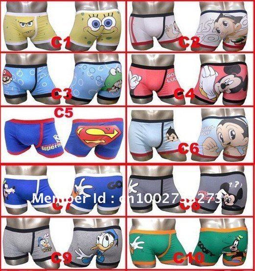 New Cotton Men 39s Underwear Man cartoon Briefs Boxershorts Underwear
