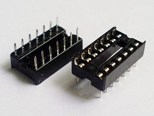 Free shipping ,100pcs Brand new IC Integrated Circuit 16 Pin DIP IC Sockets Adaptor(China (Mainland))