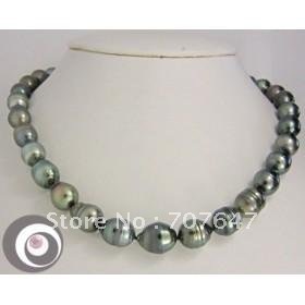10pcs/lot M10pcs/lot ULTI-COLOR GENUINE TAHITIAN PEARL & 14k GOLD NECKLACE(China (Mainland))