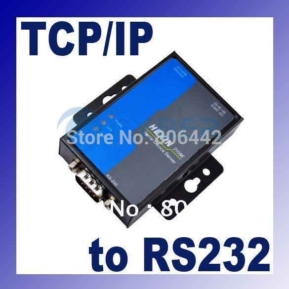 RS232 to TCP/IP Ethernet Modem lan WAN port Serial Device Converter ...