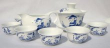 10pcs smart China Tea Set, Pottery Teaset, Child,TM02,Free Shipping