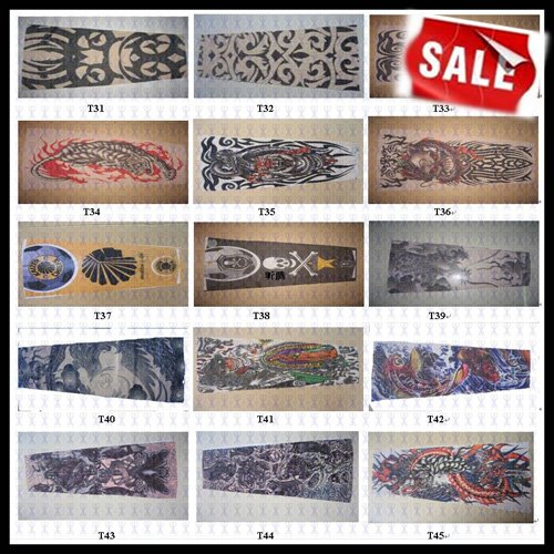 Tattoo Sleeves with various fashionable Tattoo patterns New Tattoo ideas