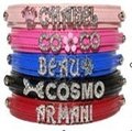 (Size XS,S,M,L,XL) plain colour DIY dog collars, nice dog belts, DIY pet collars get through 10MM slider charms,cat collars