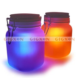 Solar Power LED Mood Light Moon Jar(Hong Kong)