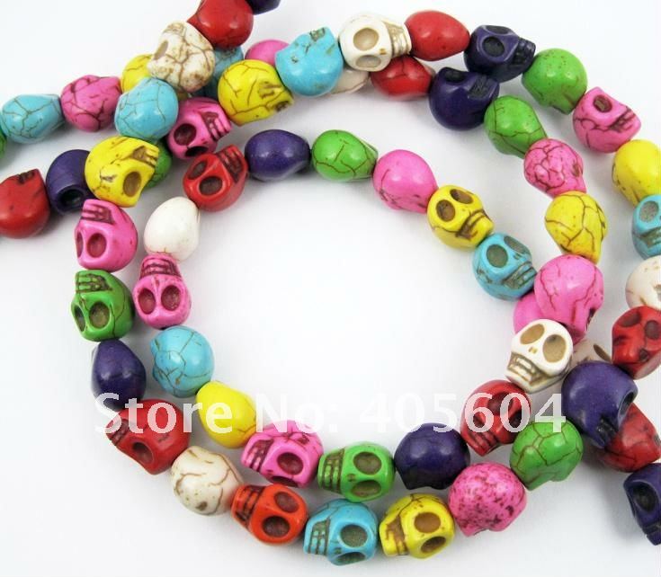 Stone Skull Beads