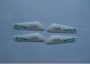 pine(QS)9005 aluminum alloy three-channel remote control helicopters fan / propeller / wing,RC spare parts