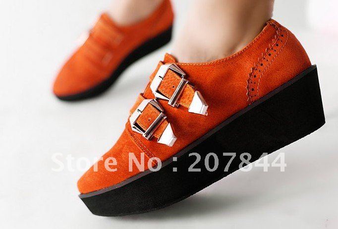 2011 new shoes woman with platform pumps women wedding flat shoes with lace