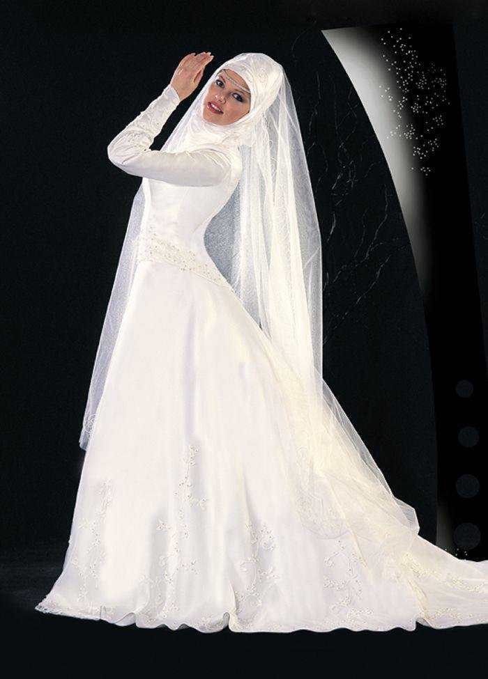 b009 with beading highneke long sleeve muslim bridal dressbridal gown free