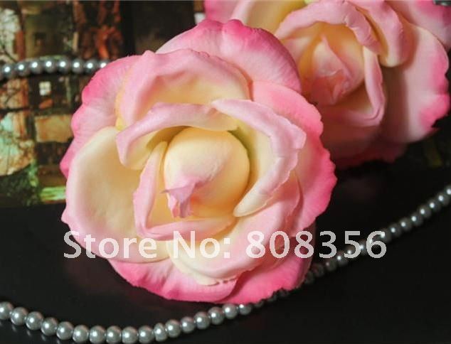 New Fashion Highly Artificial Silk Simulation Single Rose Camellia Flower 