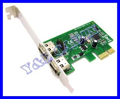 Port 1394 1394a FireWire to PCI E PCI Express Card Adapter Converter ...