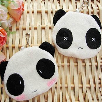  - Free-Shipping-Fashion-accessory-mobile-case-coin-bag-animal-Panda-design
