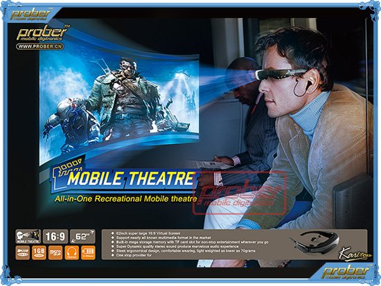 Download Movie Eyeglasses Watch 62" Movie in16:9 Widden Screen+ DHL Free Shipping!(China (Mainland))