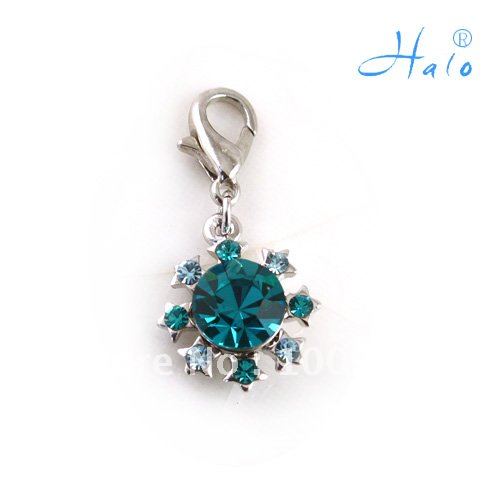 Rich Choices of Color,10PCS/Lot/Color, Free Shipping!DP0049!Fashion Rhinestone Diamond Crystal Flower Pet Tag(China (Mainland))