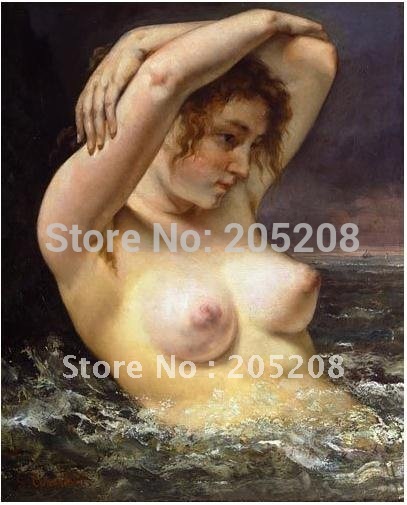  Museum quality Oil painting Nude girls Wall art Canvas artLV00149