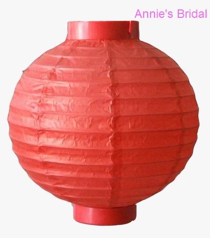 wedding holloween festival lanterns 8'' inch diameter 20cm red chinese 