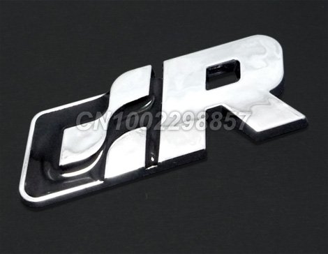 VW Racing R Line Emblem Badge Decal Sticker FOR Jetta Golf GTI Passat Rabbit
