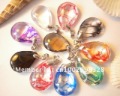 5pcs/Lot Vogue stylish multicolored crystal pendants for girl &ladys