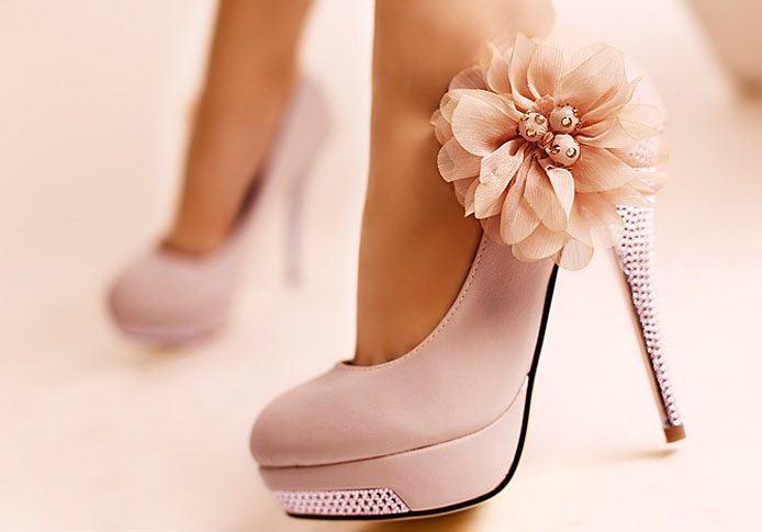 high heels dress