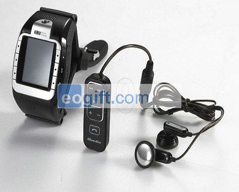 Black Watch Mobile Phone 1.33inch W100 Camera Triband Sports Mp3 Mp4 Bluetooth FM Watch Phone(China (Mainland))