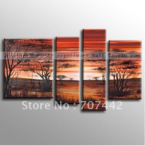 Canvas Wall  on Peony Canvas Art Oil Painting 3 Panel Wall Art Home Decor Art Wall