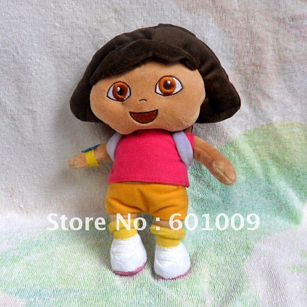 Free Shipping Cute Dora the Explorer Dora Plush Doll Toy 9" for Xmas ...