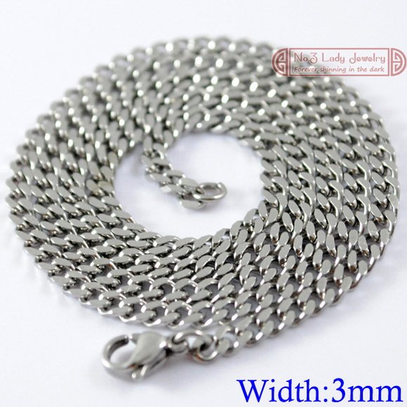 Necklace on Long  8mm Wide  Men S Stainless Steel Polish Byzantine Chain Necklace