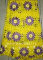 100% cotton lace with embroidery flower and hand cut